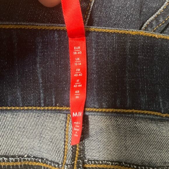 SPANX Women's Distressed Ankle Skinny Jeans Medium Wash Shapewear sz. M - Picture 9 of 13